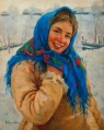 Федот Сычков - Девушка в голубом платке.jpg
